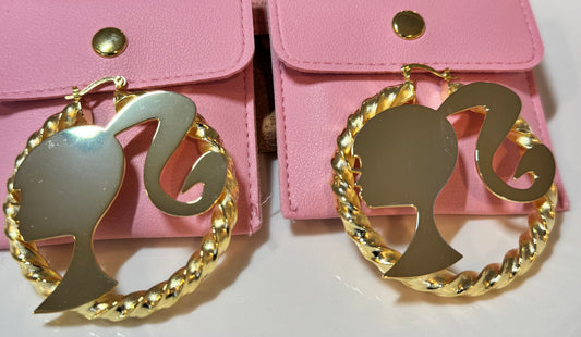 Dream Doll Hoop Earrings