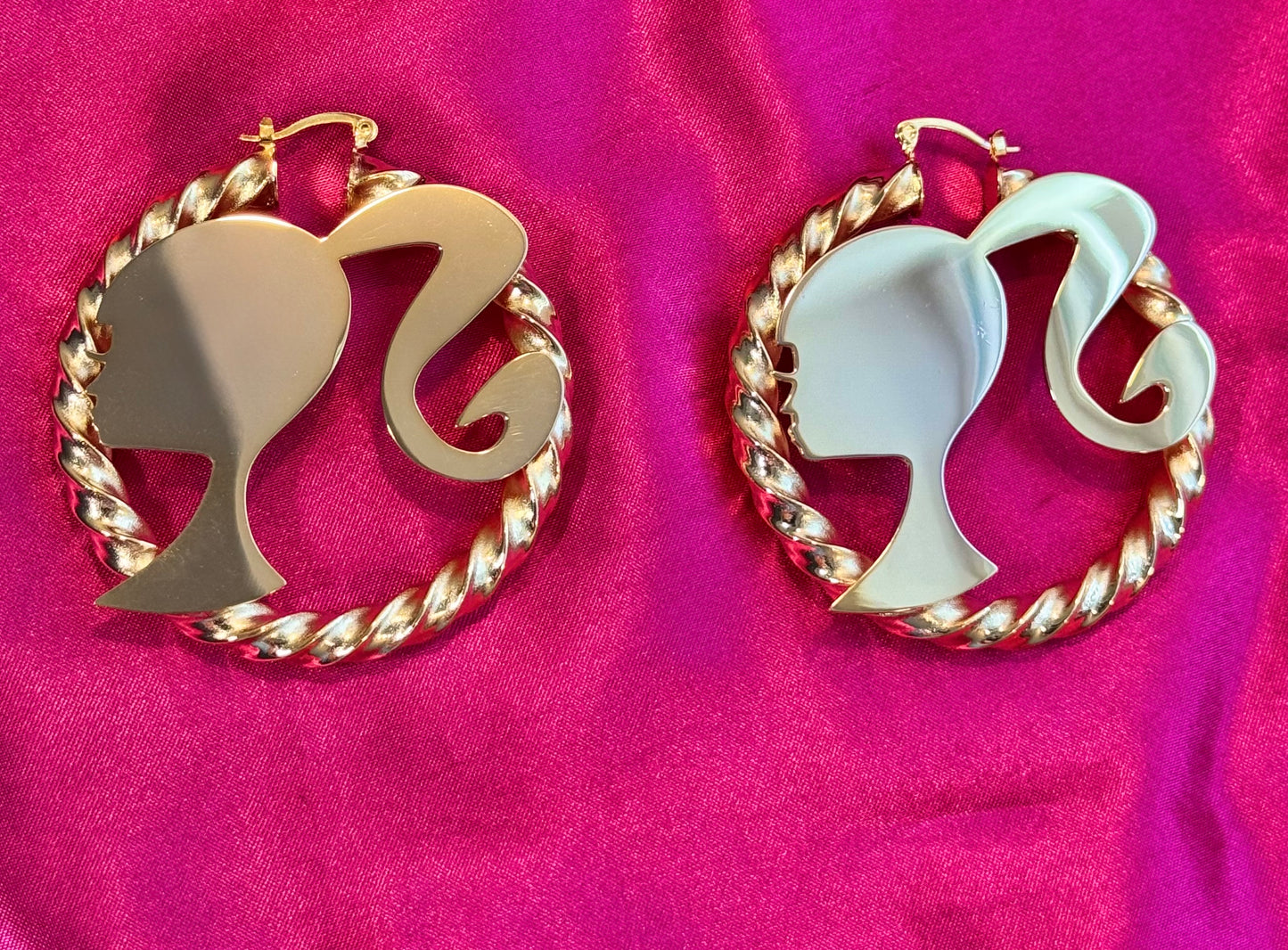 Barbie Dream Doll Hoop Earrings
