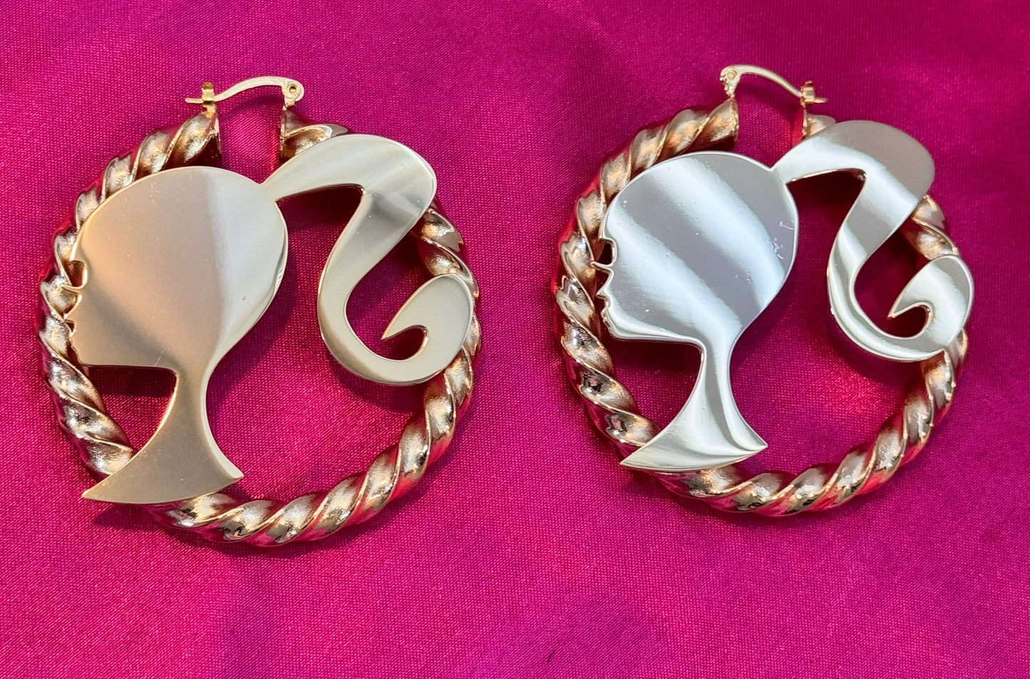 Barbie Dream Doll Hoop Earrings