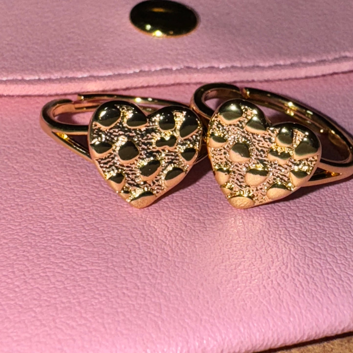 Textured Heart Ring