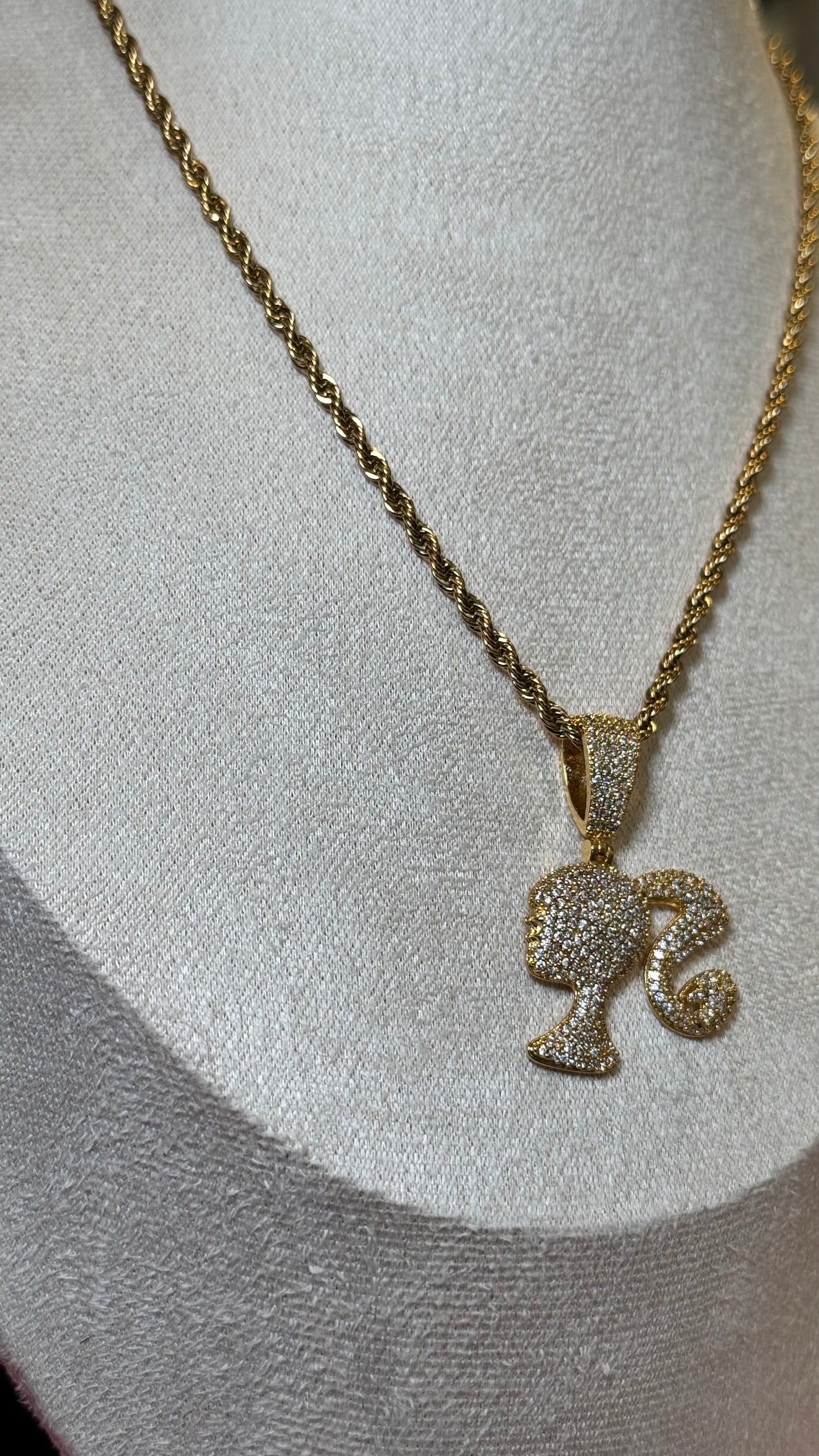 Dream Doll Zircon Necklace
